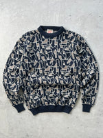 Vintage Chunky Knit Crewneck Jumper (M)