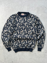 Vintage Chunky Knit Crewneck Jumper (M)