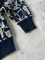 Vintage Chunky Knit Crewneck Jumper (M)
