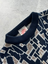 Vintage Chunky Knit Crewneck Jumper (M)