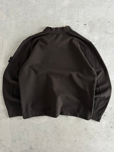 AW/03 Stone Island Mock Neck Sweatshirt (M)