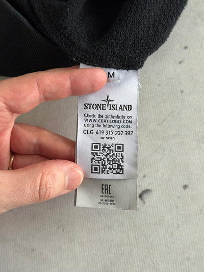 SS/18 Stone Island Heavyweight Zip Up Hoodie (M)