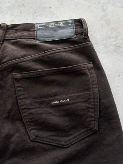 00's Stone Island Heavy brushed cotton Trousers (W32 x L30)