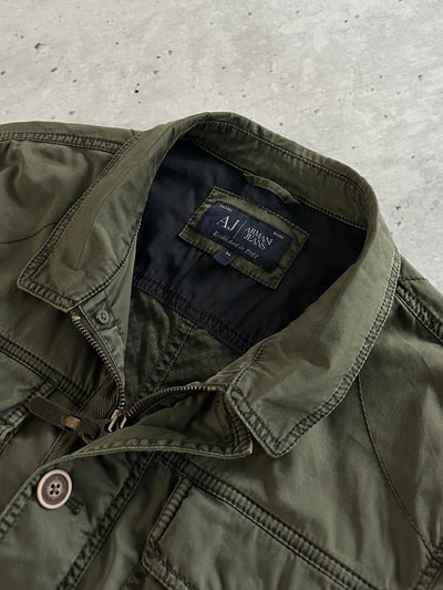 Armani Jeans Zip Up Utility Overshirt (L)