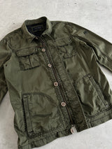 Armani Jeans Zip Up Utility Overshirt (L)