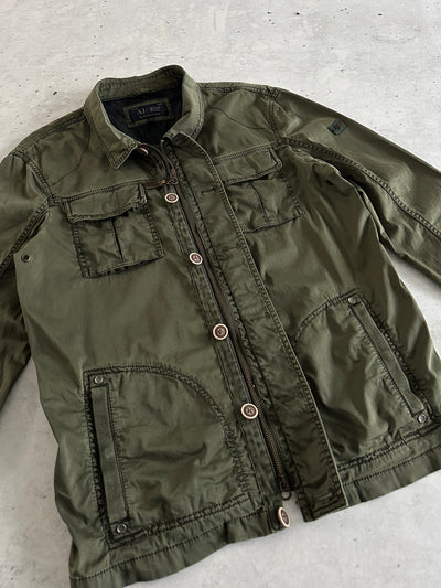 Armani Jeans Zip Up Utility Overshirt (L)