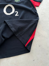 00's Nike England rugby Heavyweight Polo Shirt (L)