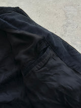 90's YSL chunky Brushed Cotton Zip Up Harrington Jacket (L)