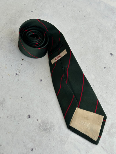 Vintage Gucci Silk Stripe Tie (One Size)