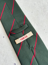 Vintage Gucci Silk Stripe Tie (One Size)