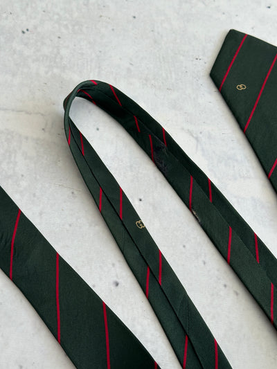 Vintage Gucci Silk Stripe Tie (One Size)