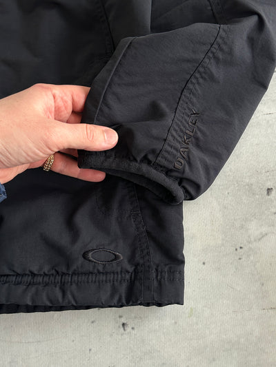 00's Oakley fleece lined Zip Up Jacket (M)