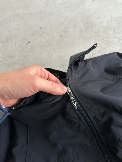 00's Oakley fleece lined Zip Up Jacket (M)