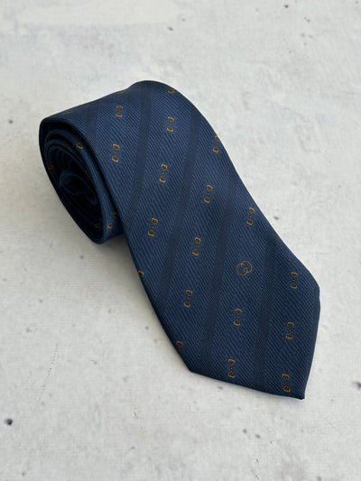 Vintage Gucci Silk Patterned Tie (One Size)