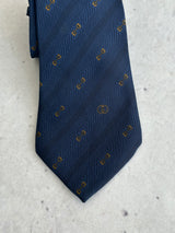 Vintage Gucci Silk Patterned Tie (One Size)