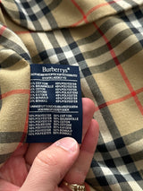 Vintage Burberry Nova Check Trench Coat / Mac (XL)