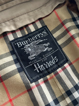 Vintage Burberry Nova Check Trench Coat / Mac (XL)