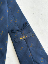 Vintage Gucci Silk Patterned Tie (One Size)