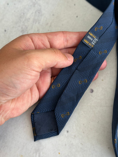 Vintage Gucci Silk Patterned Tie (One Size)