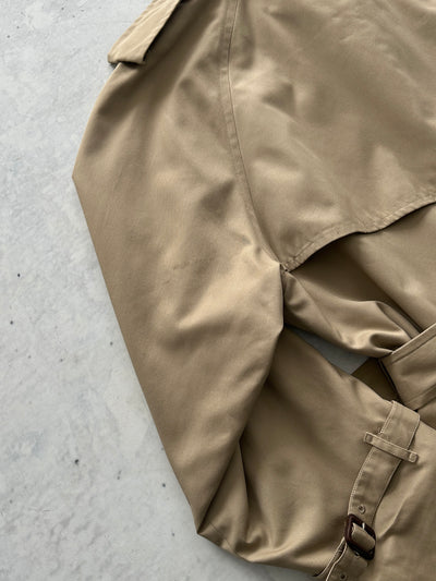 Vintage Burberry Nova Check Trench Coat / Mac (XL)