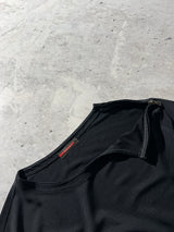 00's Prada Sport Shoulder Zip T Shirt (M)