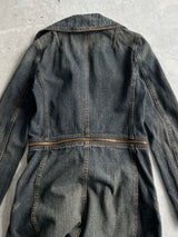 Vintage Armani Jeans 2 in 1 Denim Jacket (Women's Size 8)