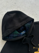 Ralph Lauren Big Logo Tartan Pullover Hoodie (L)
