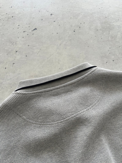 Vintage YSL Heavyweight 1/4 Zip Pullover Jumper (XL)