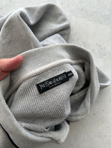 Vintage YSL Heavyweight 1/4 Zip Pullover Jumper (XL)