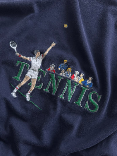 80's Chemise Lacoste Embroidered Tennis T Shirt (XL)