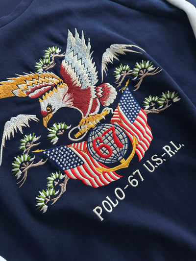 Ralph Lauren Embroidered Eagle Crewneck Sweatshirt (M)