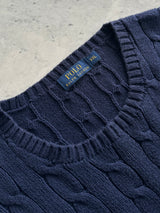 Ralph Lauren Crewneck Cable Knit Jumper (XL)