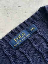 Ralph Lauren Crewneck Cable Knit Jumper (XL)