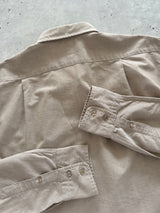 00's Burberry Nova Check Linen / Cotton Long Sleeve Shirt (XXL)