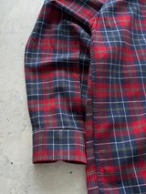 90's Burberry nova check Flannel Shirt (XL)