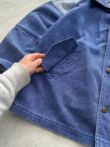 90's Valentino US coast squadrons Embroidered Denim Jacket (XL)