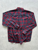 90's Burberry nova check Flannel Shirt (XL)