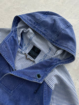 90's Valentino US coast squadrons Embroidered Denim Jacket (XL)