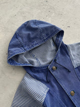 90's Valentino US coast squadrons Embroidered Denim Jacket (XL)