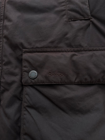 Barbour Beaufort Hooded Wax Parka Jacket (L)