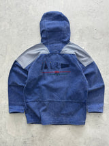 90's Valentino US coast squadrons Embroidered Denim Jacket (XL)