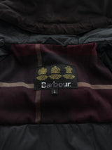 Barbour Beaufort Hooded Wax Parka Jacket (L)
