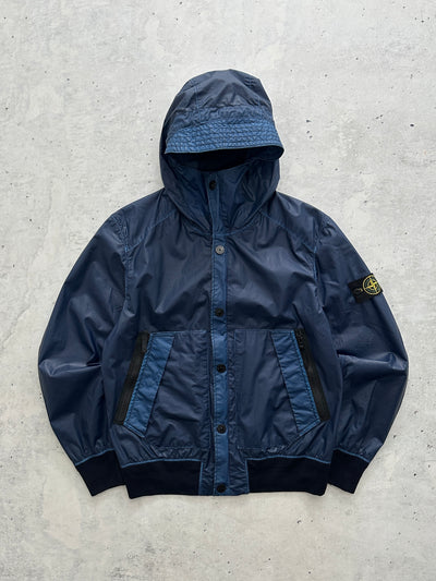 SS/12 Stone Island Mussola Gommata Hooded Jacket (M)