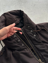Barbour Beaufort Hooded Wax Parka Jacket (L)