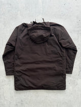 Barbour Beaufort Hooded Wax Parka Jacket (L)