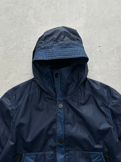 SS/12 Stone Island Mussola Gommata Hooded Jacket (M)