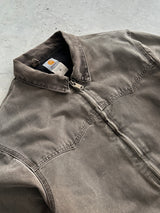 90's Carhartt Duck Canvas Santa Fe Work Jacket (XXL)
