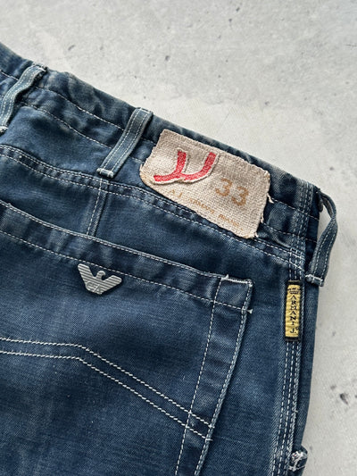 00's Armani Jeans Denim baggy Jeans (W32 x L28")