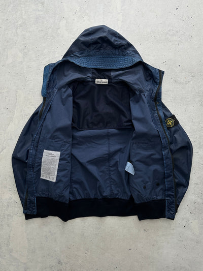 SS/12 Stone Island Mussola Gommata Hooded Jacket (M)