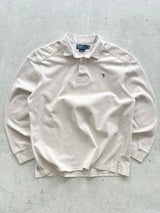 90's Ralph Lauren Heavyweight Rugby Shirt (XL)